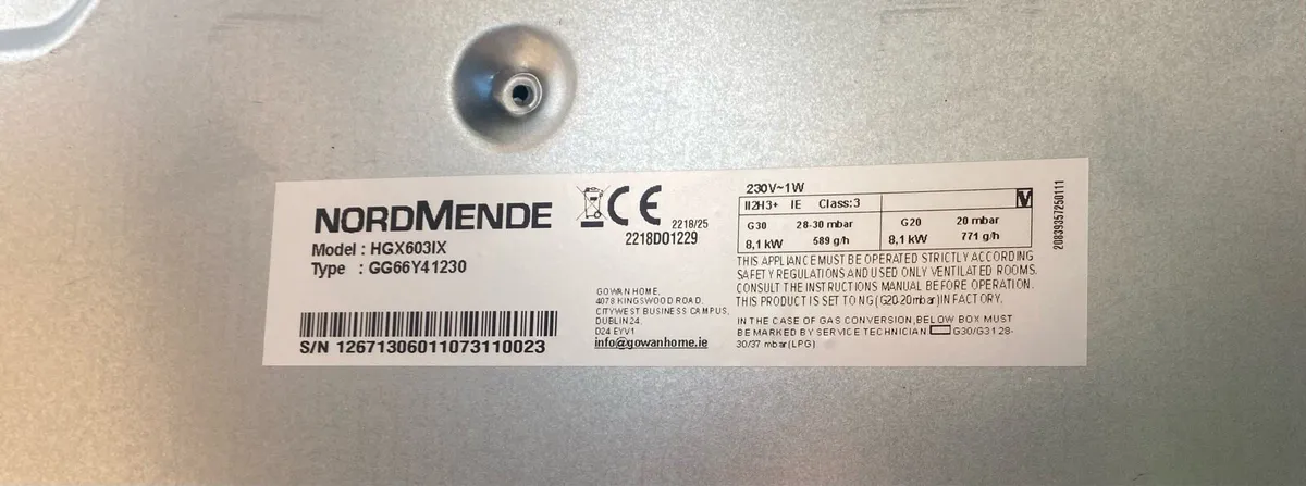 NordMende Gas Hob - Image 3