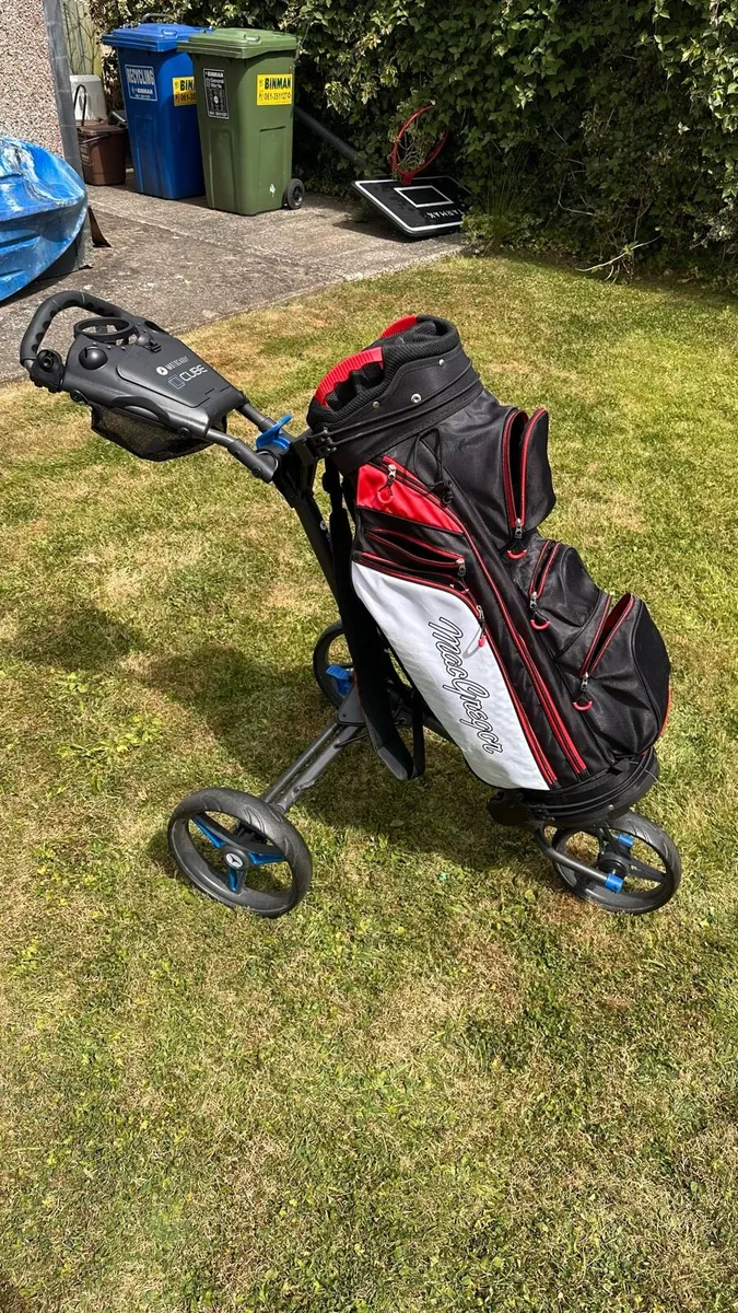 Golf bag + trolley - Image 2