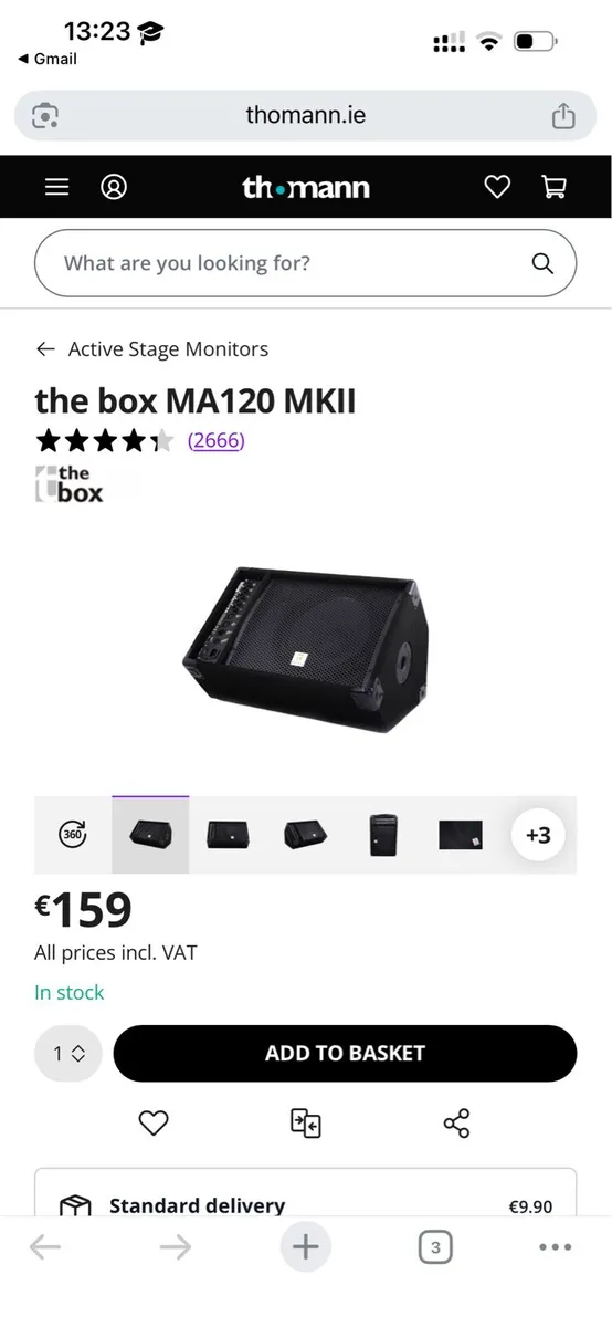 The Box MA120 MKII Active Monitor Speaker - Image 4