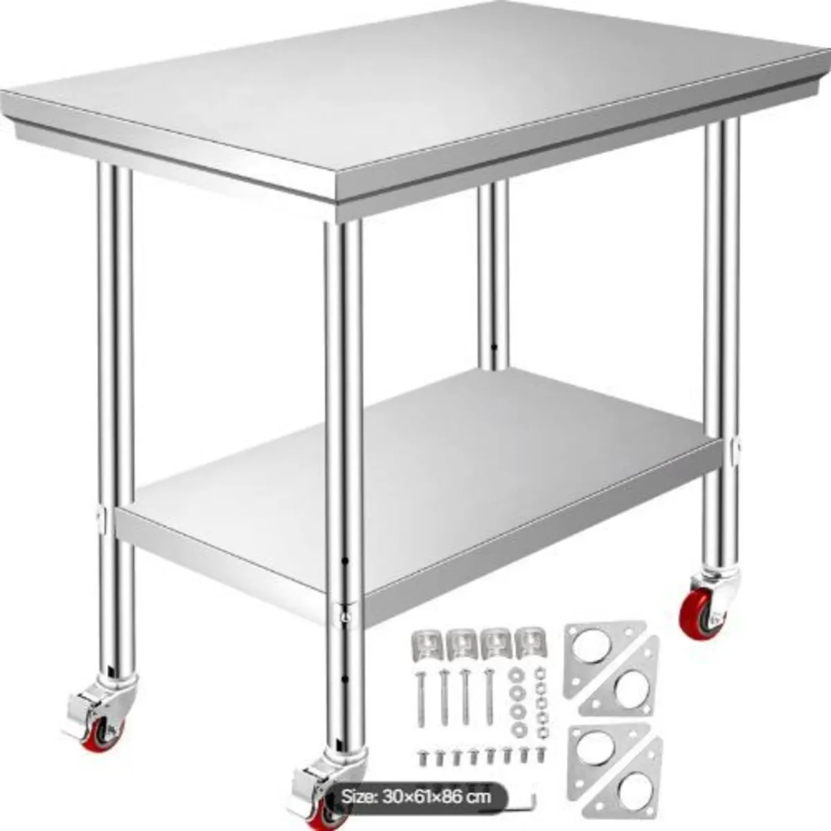 Stainless Steel Work Table, 61x91.5 cm - Image 3