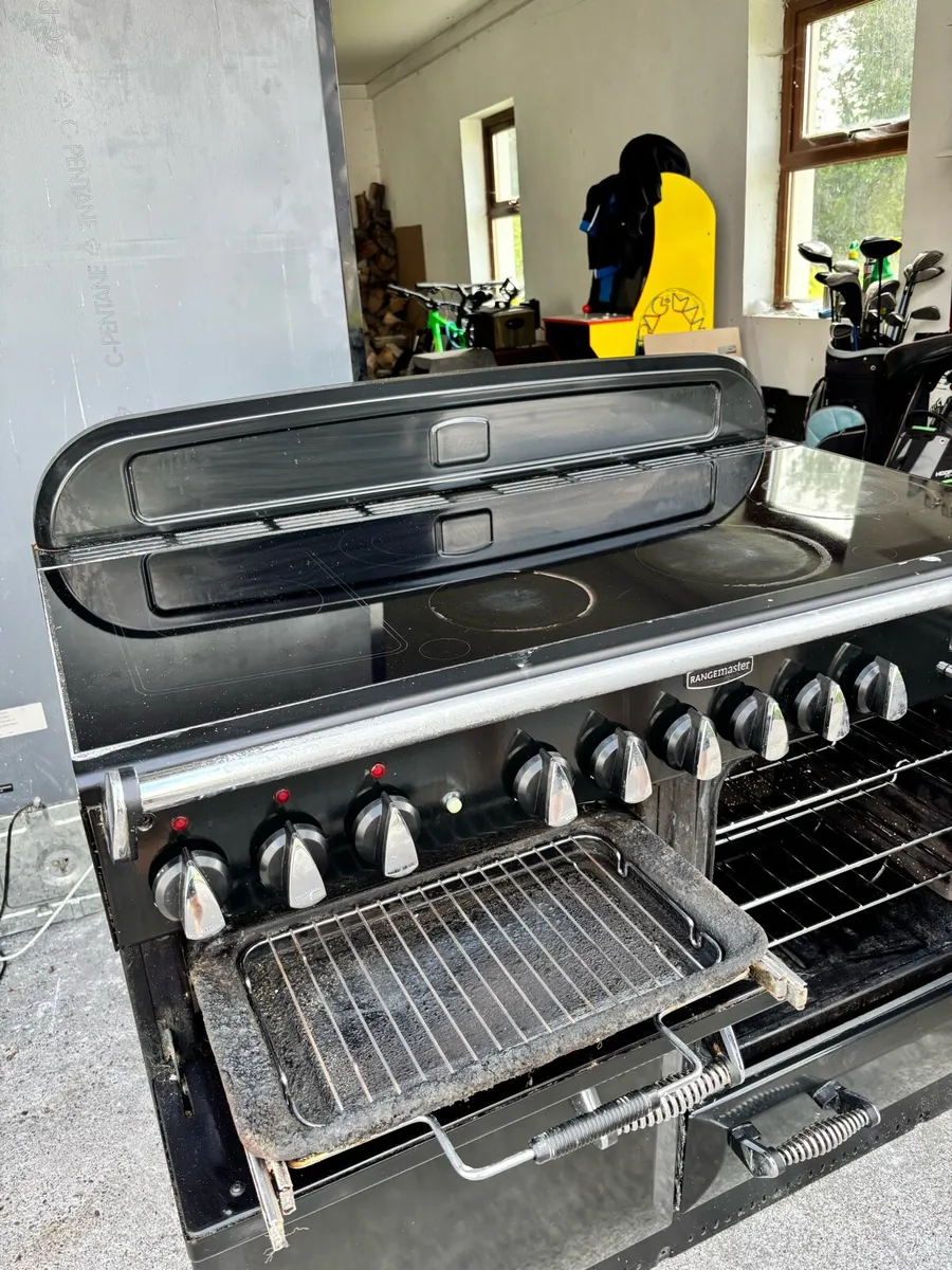 Black rangemaster cooker - Image 3