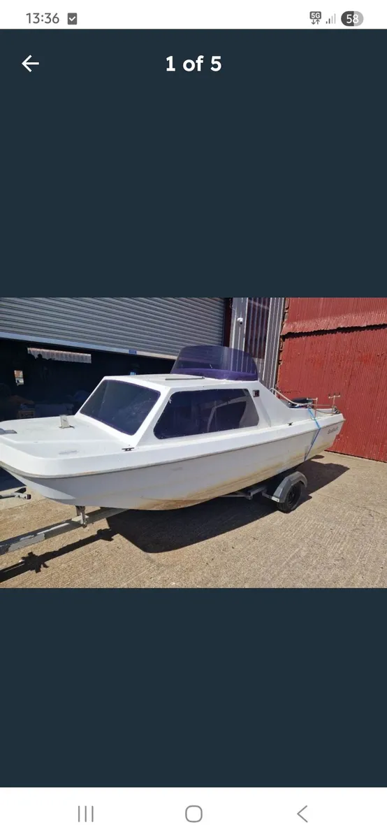 Fishing boat 15ft - Image 1