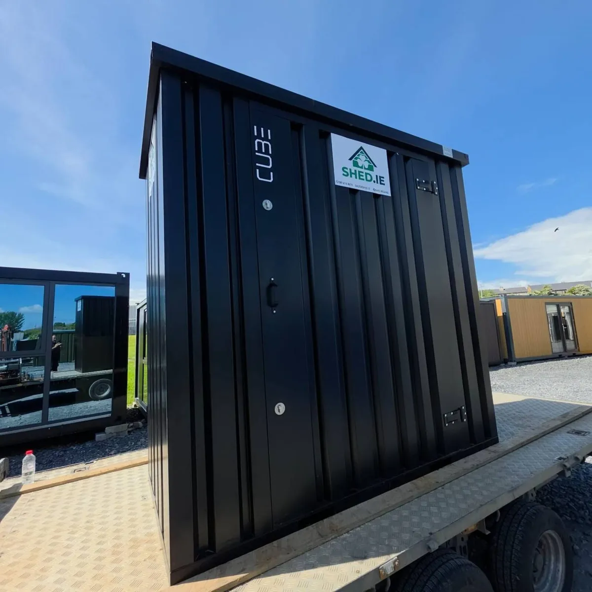 1m × 2m (3.3ft × 6.6ft) CUBE Heavy Duty Steel Shed - Image 2