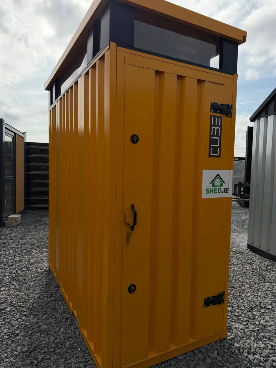 1m × 2m (3.3ft × 6.6ft) CUBE Heavy Duty Steel Shed - Image 4