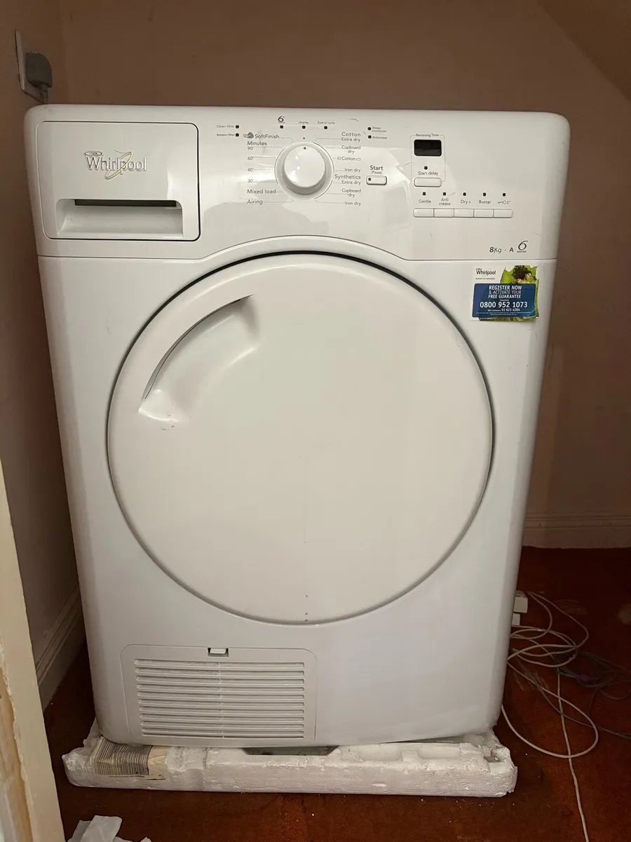 Philips Whirlpool 8kg Condenser Dryer - Image 1