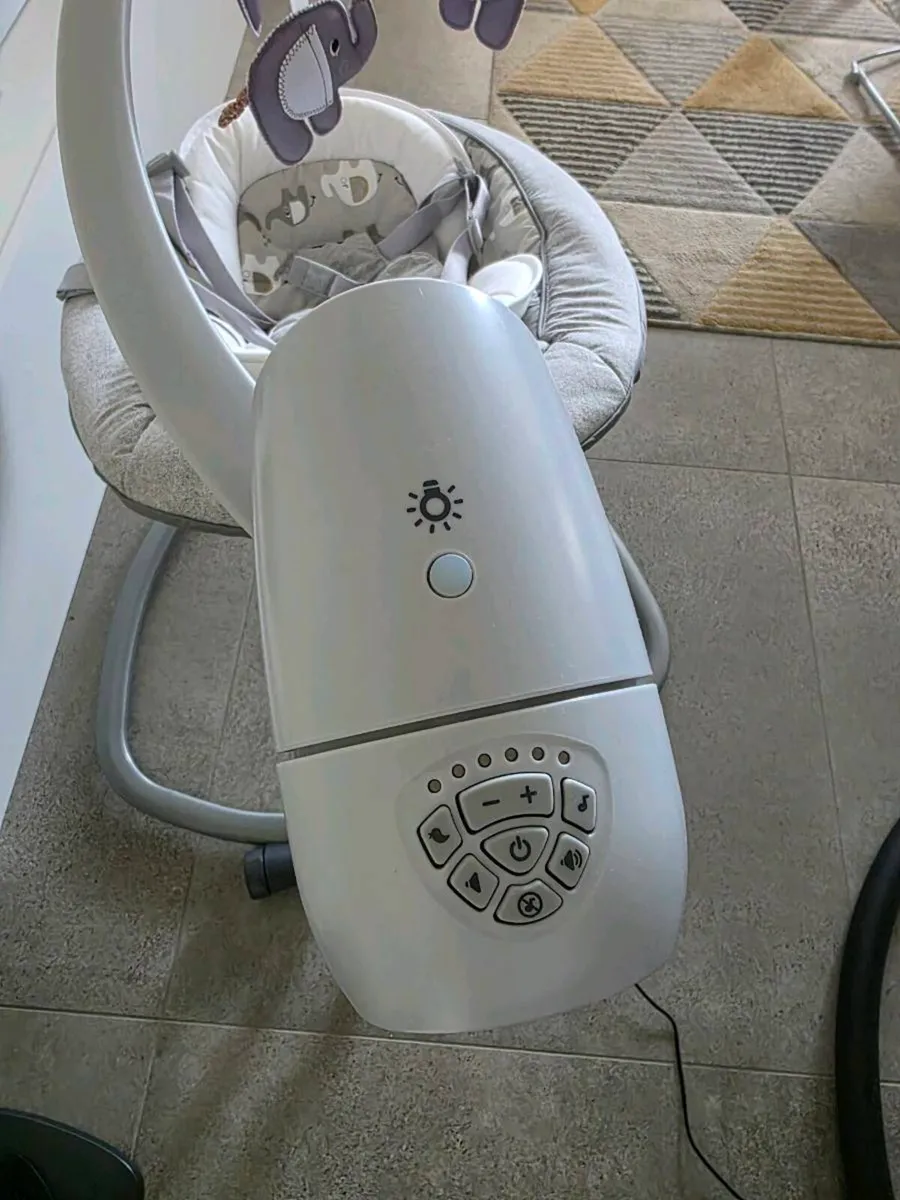 Joie Serina Swivel Baby Swing Elephant Duo - Image 3