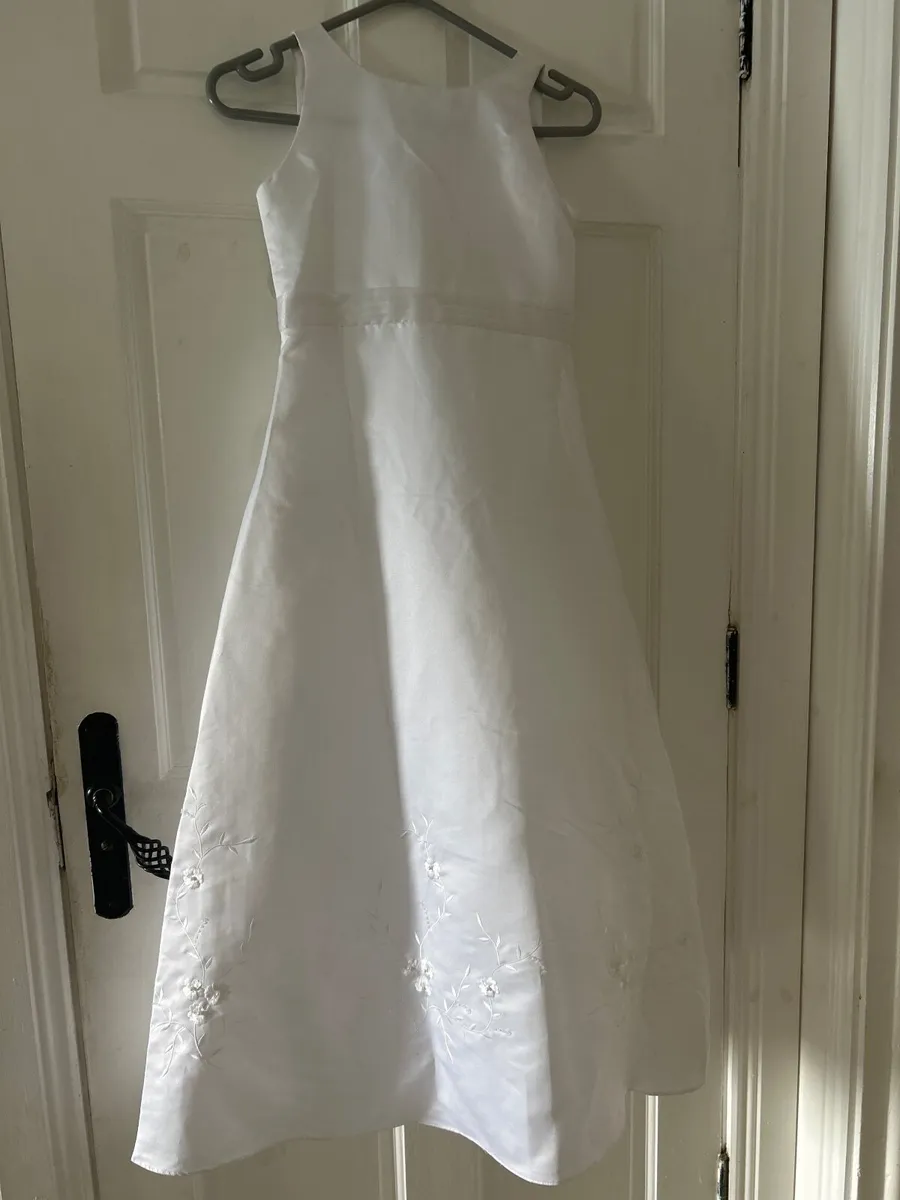 White satin Dress - Image 1