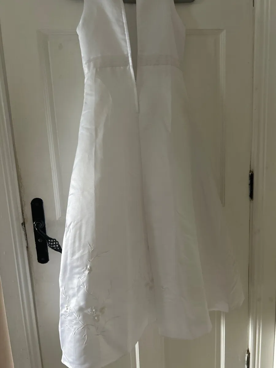 White satin Dress - Image 3