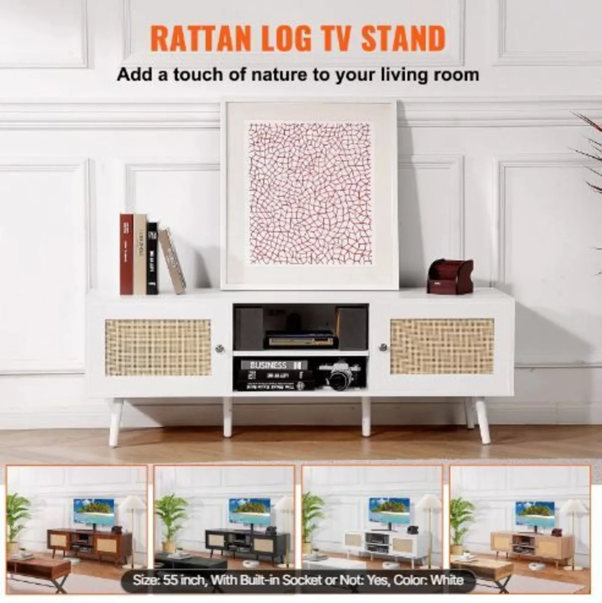 Rattan TV Stand - Image 2