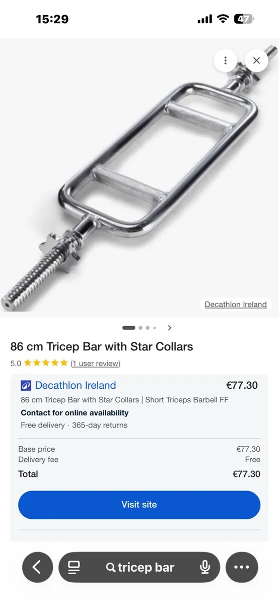 Solid Steel Gym Weightlifting Bars (Not Hollow)!!! - Image 3