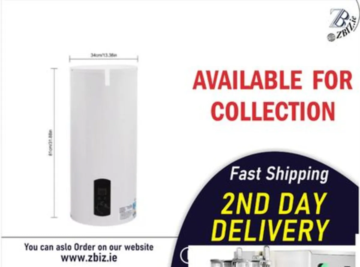 60L Electric Hot Water Heater 2000W - Image 1