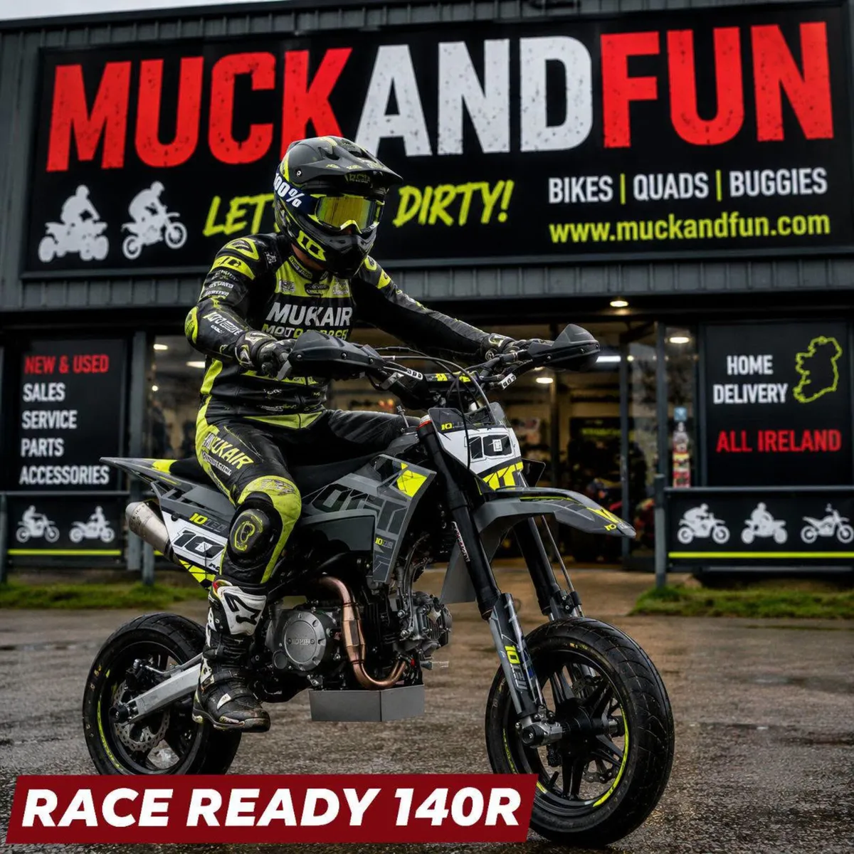 10TEN 140 SUPERMOTO Race or Fun DELIVERY/EASYPAY - Image 1