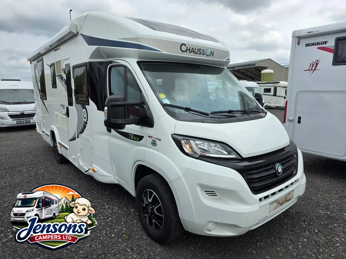 2017 CHAUSSON 718 XLB ISLAND BED & DROP DOWN BED - Image 1