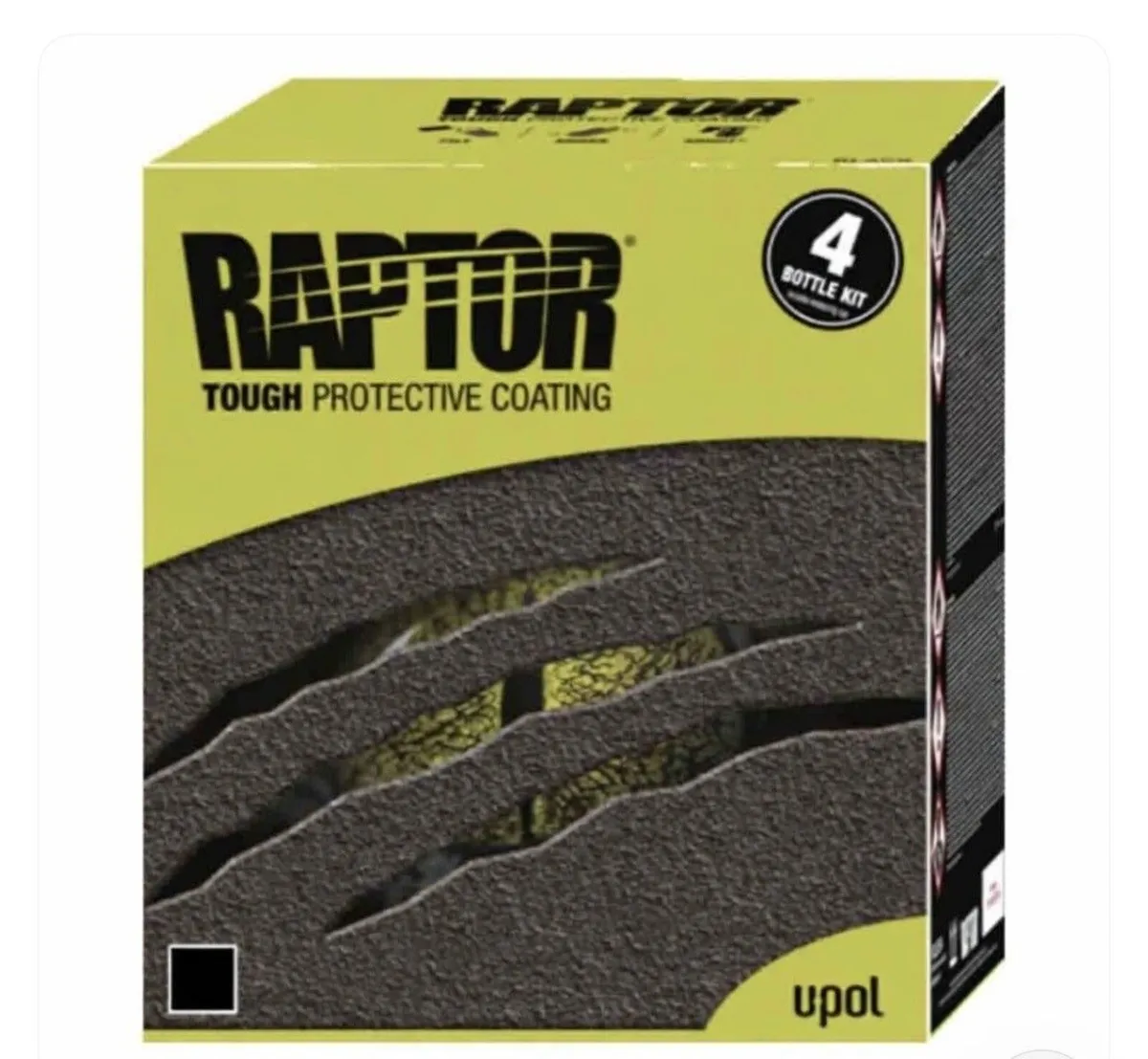 U-POL RAPTOR Black Spray on Liner Kit 4L - Image 1