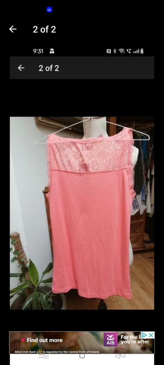 Ladies Peach F&F top new with tags size 18. €5
Can - Image 2