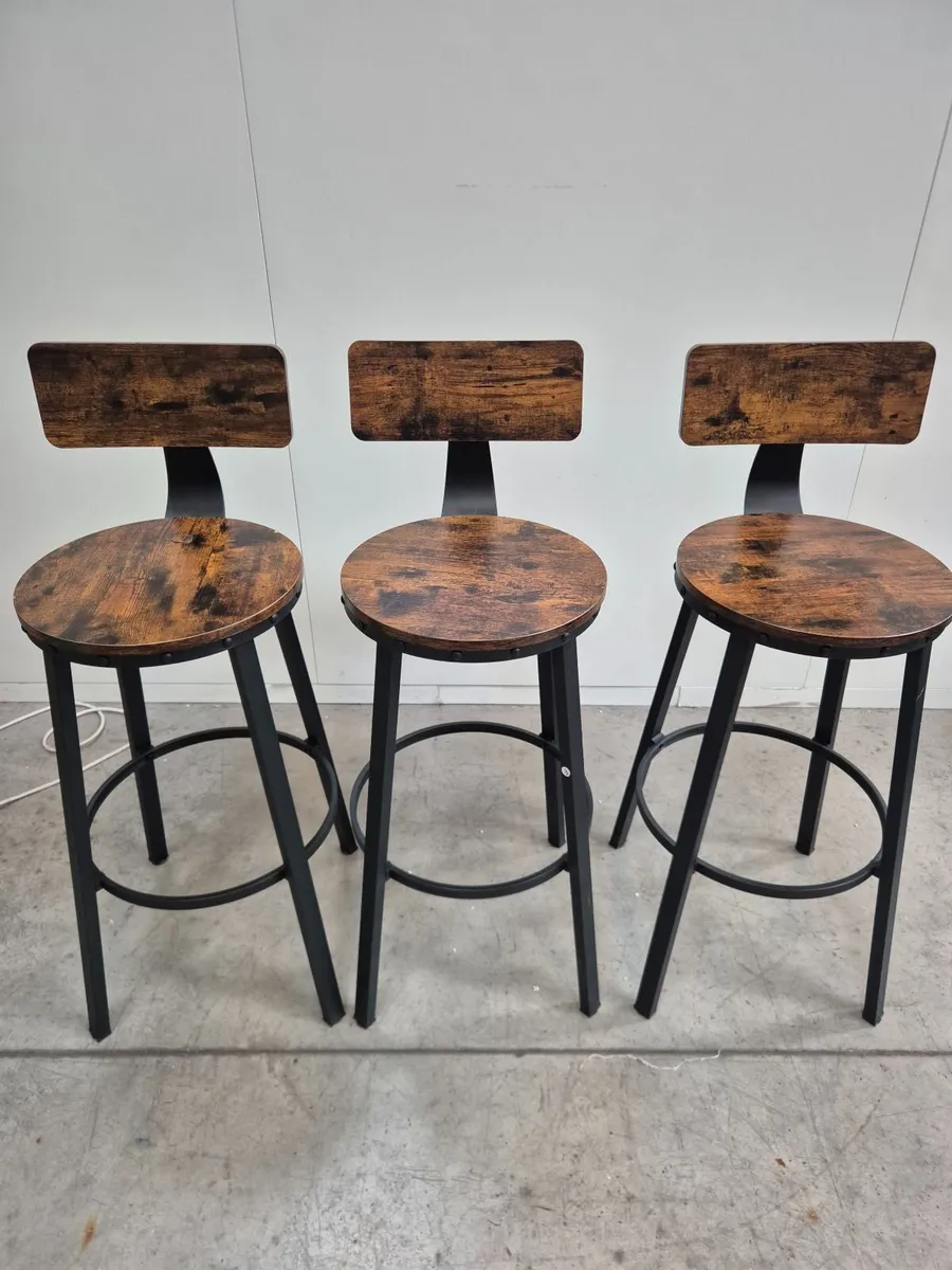 Industrial Style Bar Stools - Image 1