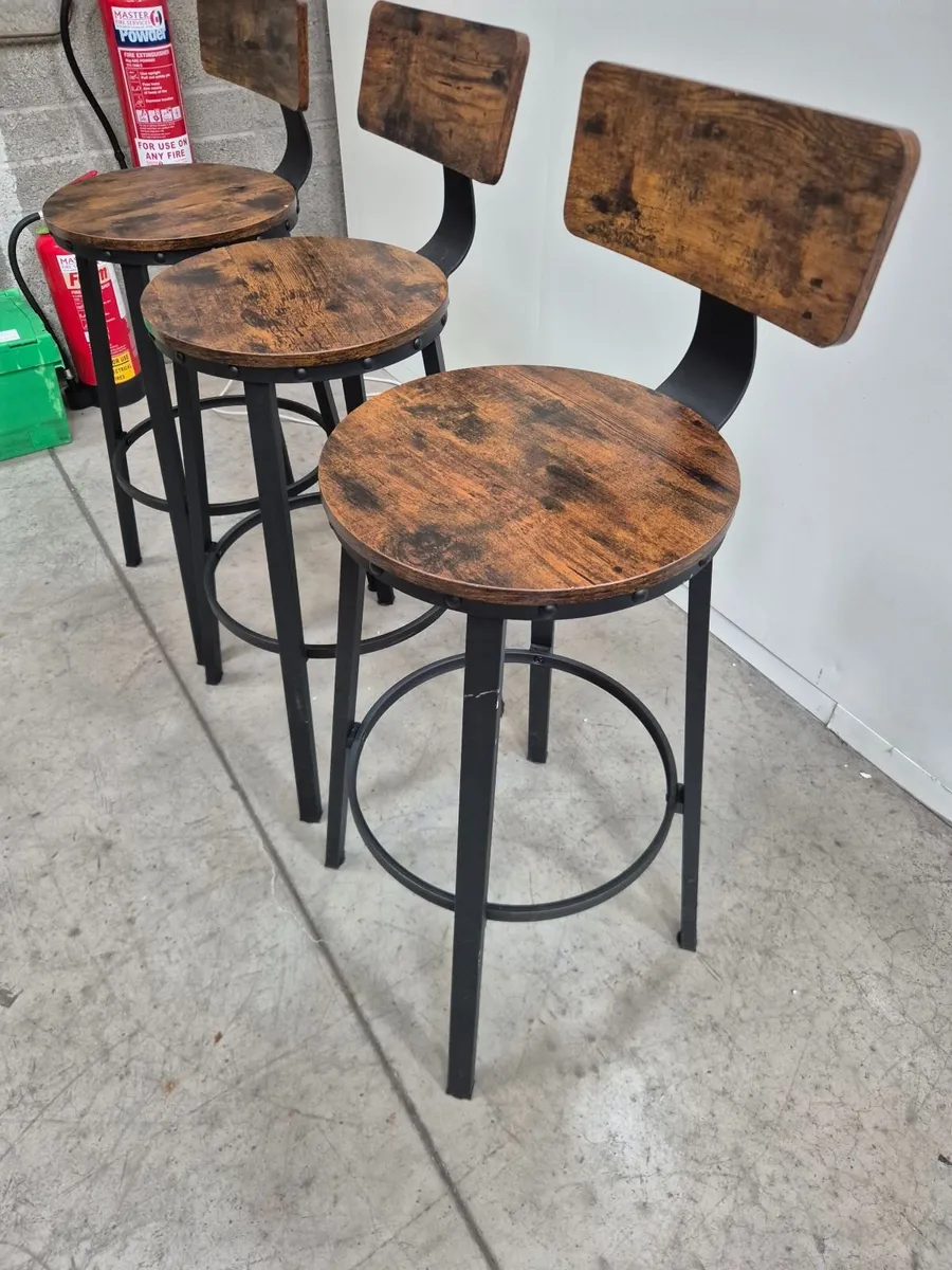 Industrial Style Bar Stools - Image 2