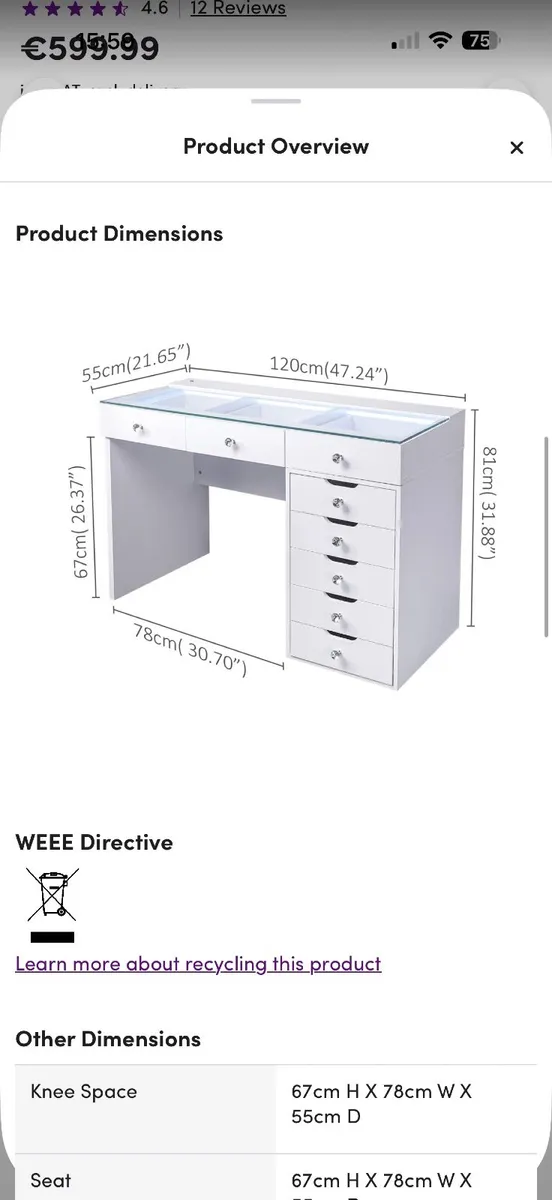 Beautiful Led vanity - Image 2
