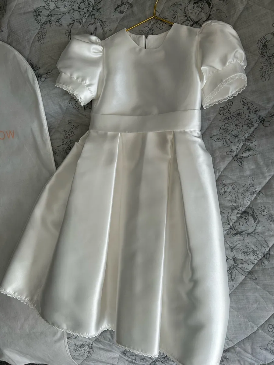 Darcy Bow Communion Dress - Victoria - Image 1