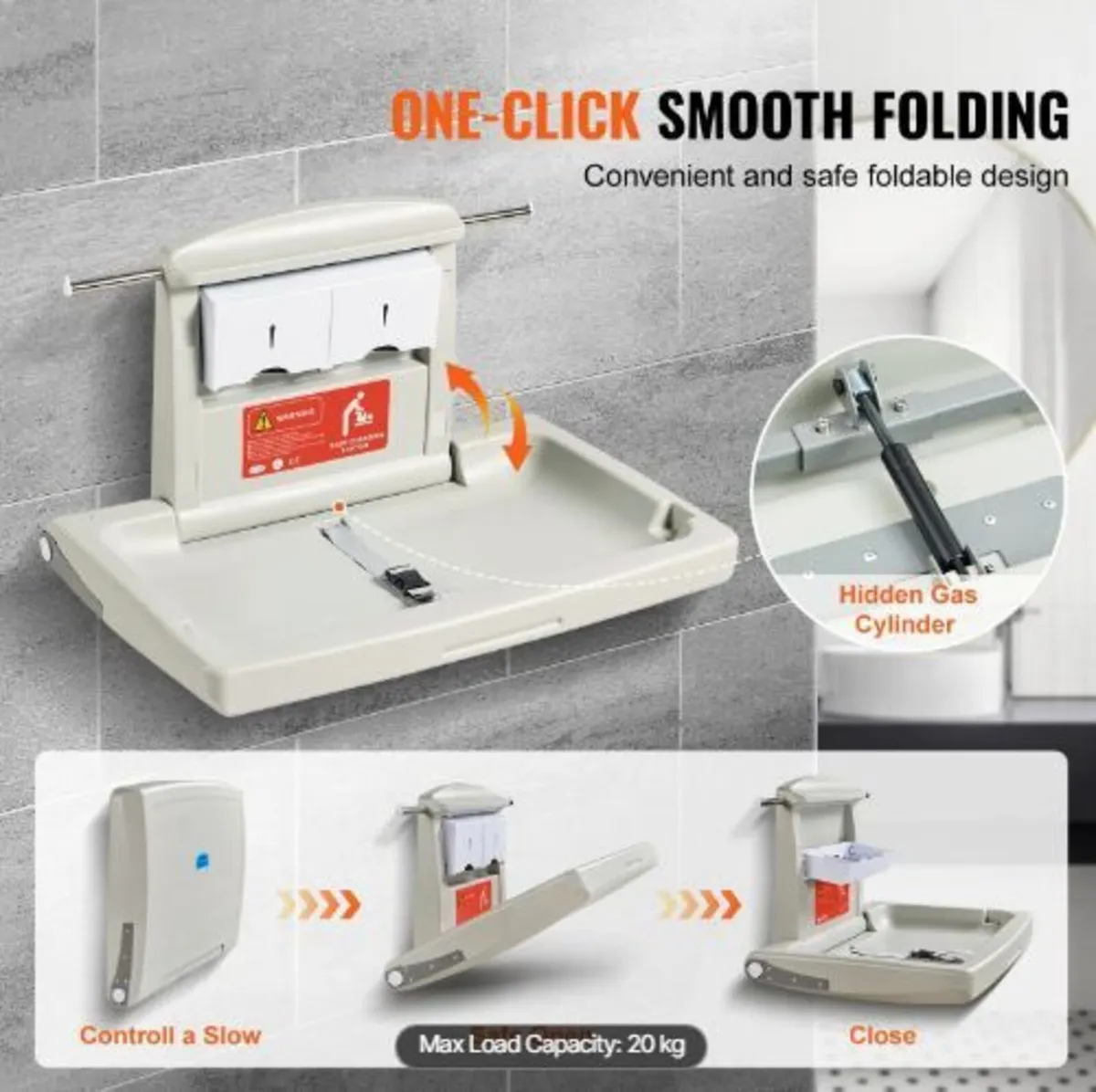 Wall-Mounted Baby Changing Station - Image 4