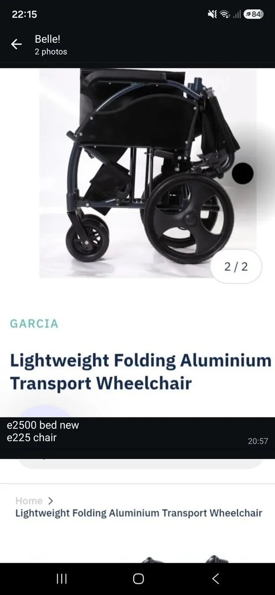 Transport Wheelchair - Image 2