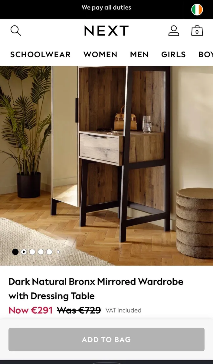 NEXT - Dark Natural Bronx wardrobe - Image 3
