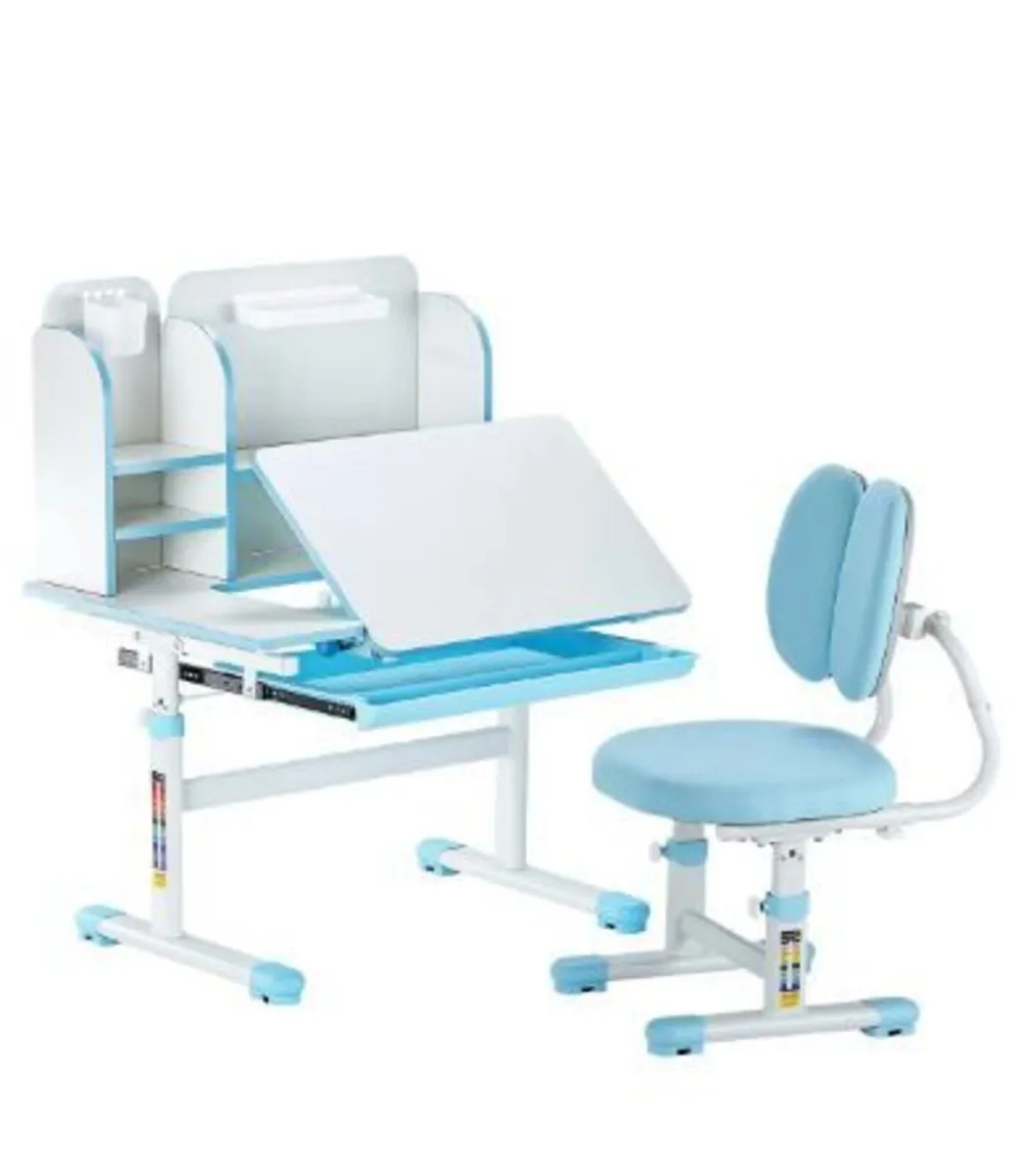 Kids Study Chair and Desk Set - Image 1
