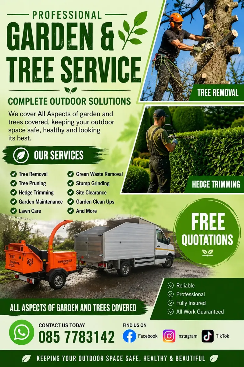 M.R garden and tree service