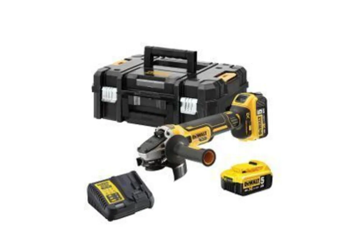 DeWalt DCG405P2 18v125mm BL Angle Grinder Kit