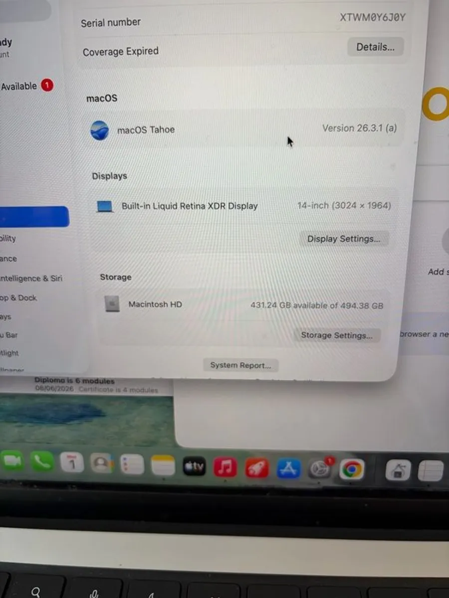 MacBook Pro M1- 16GB 512SSD Excellent Condition - Image 3