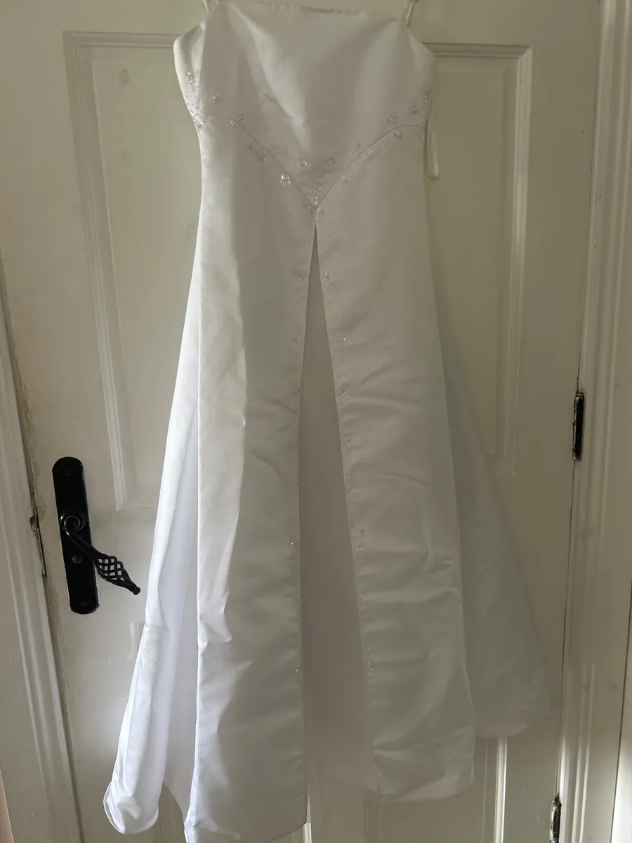 White Satin Dress - Image 1