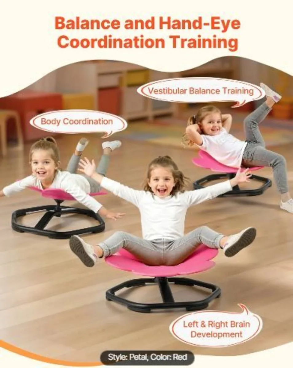 Kids Swivel Chair, 220 lbs Capacity - Image 1