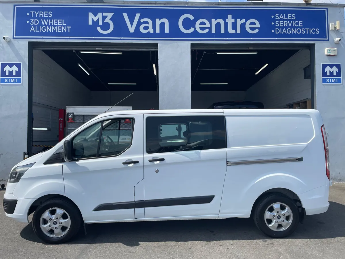 2015 FORD TRANSIT CUSTOM FACTORY CREW CAB - Image 3