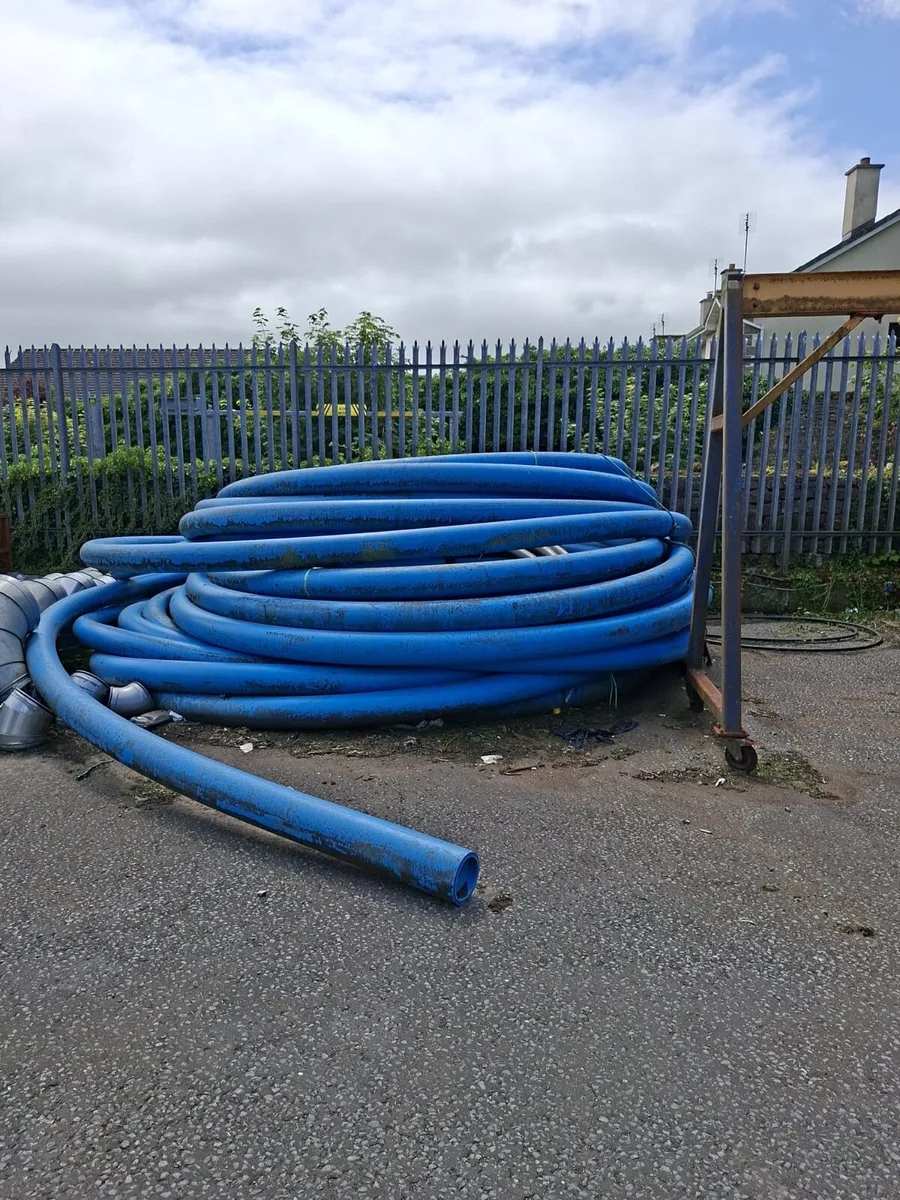 6” HDPE blue watermain pipe - Image 1