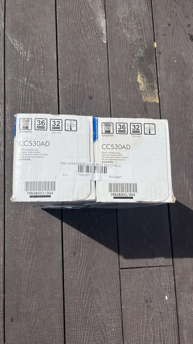 HP CC530AD double box of two Black Toners - Image 2