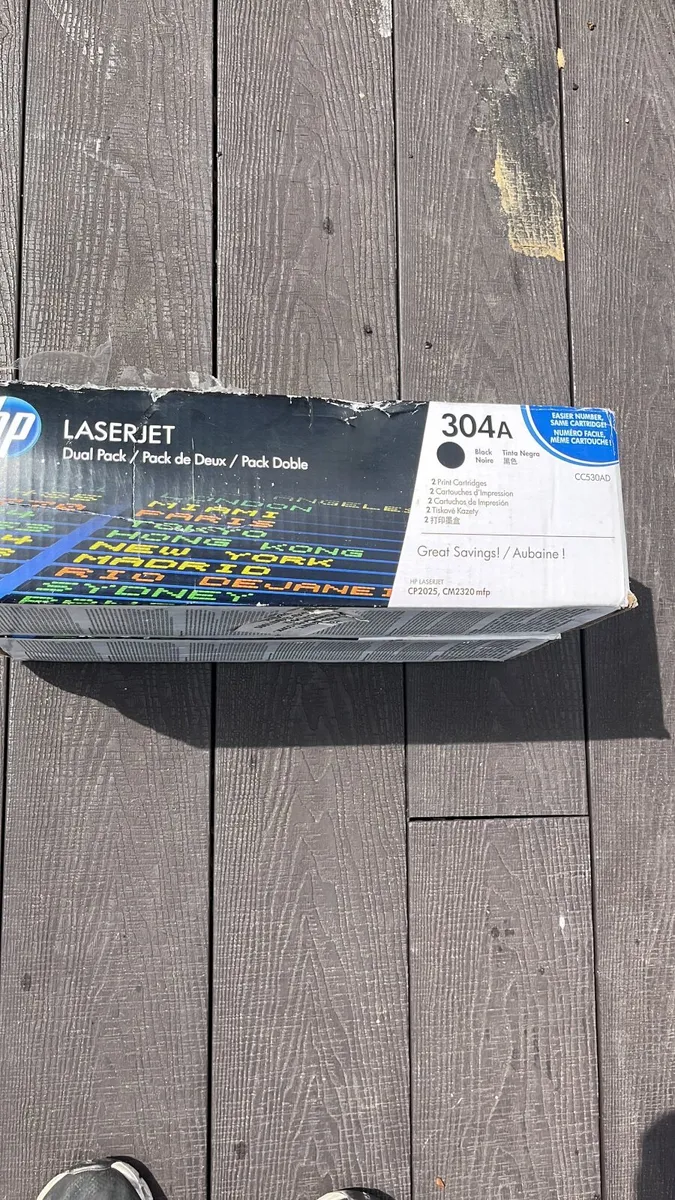 HP CC530AD double box of two Black Toners - Image 3