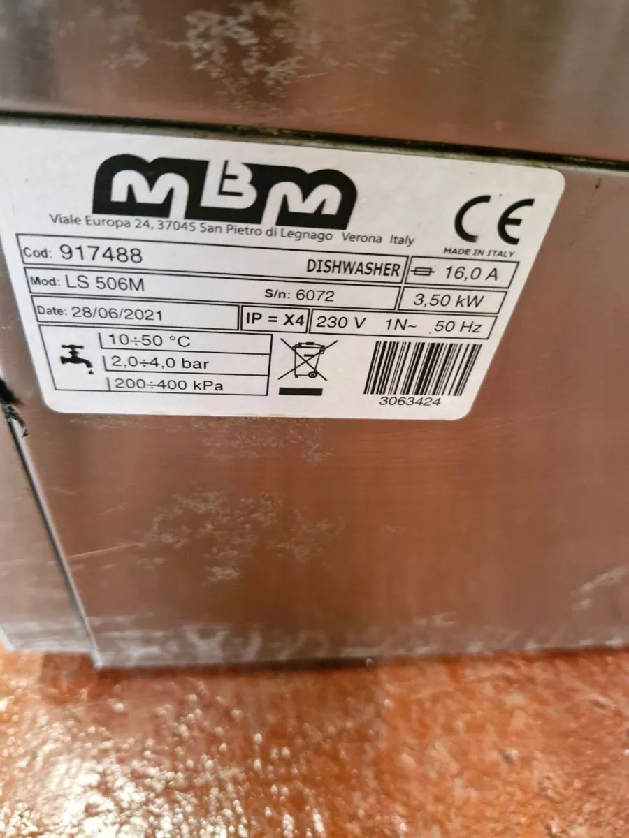 MBM Undercounter Dishwasher - Image 3
