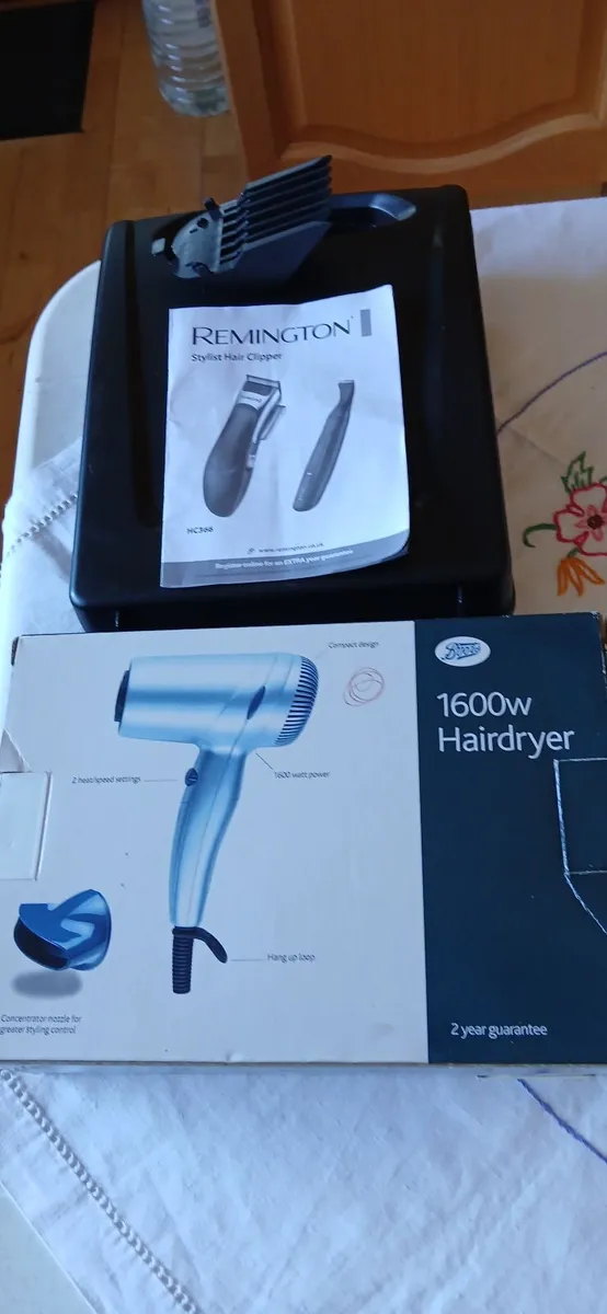 Stylist hair clipper & Hairdryer - Image 1