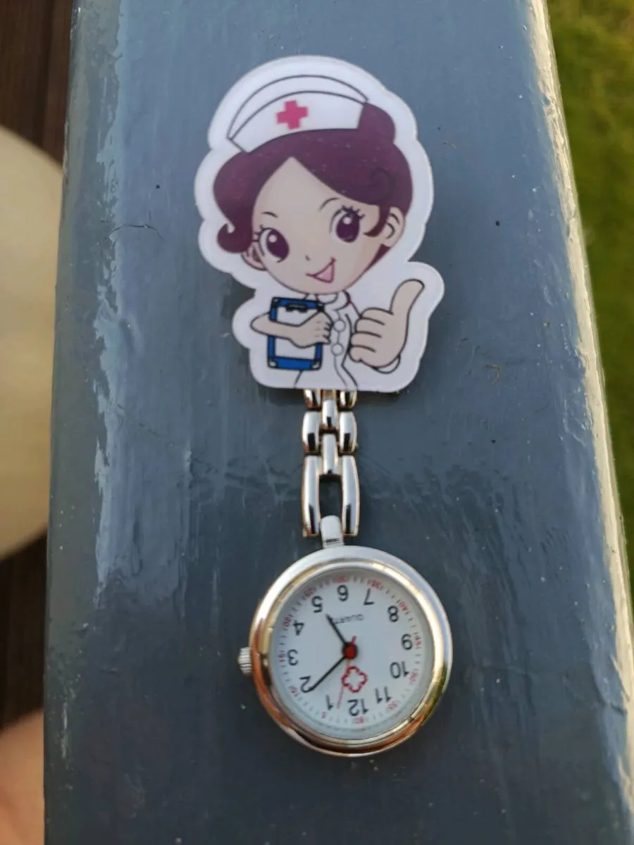 cartoon chibi nurse fob watch - Image 3