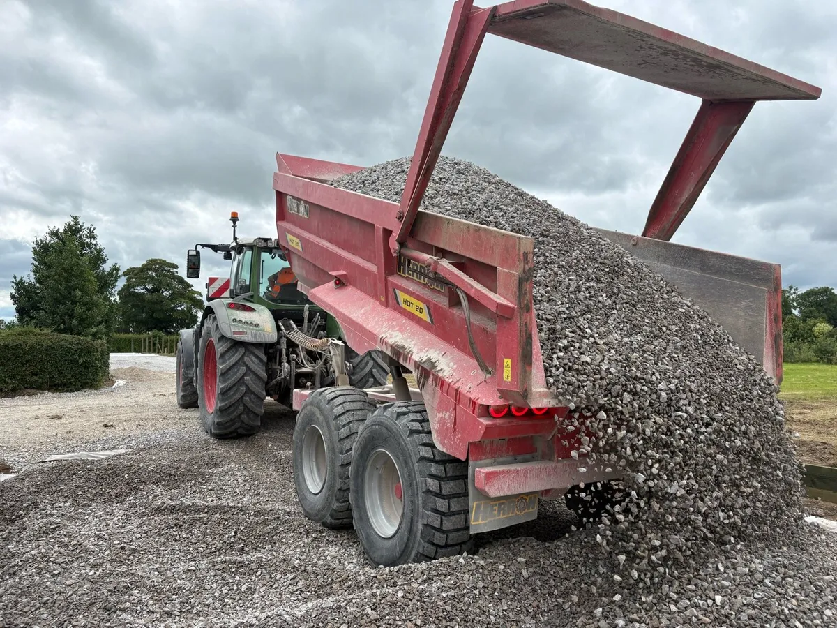 20T tractor and Dump trailer for hire - Image 1