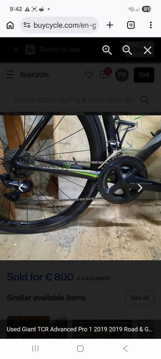 Giant tcr advanced pro. Medium size. - Image 4