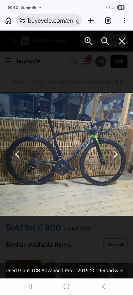 Giant tcr advanced pro. Medium size. - Image 2