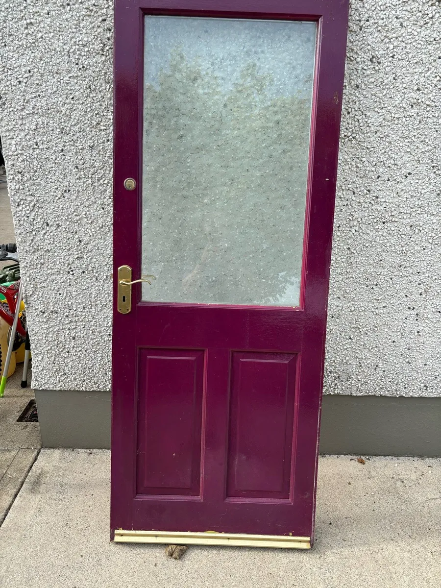 Mahogany door - Image 1