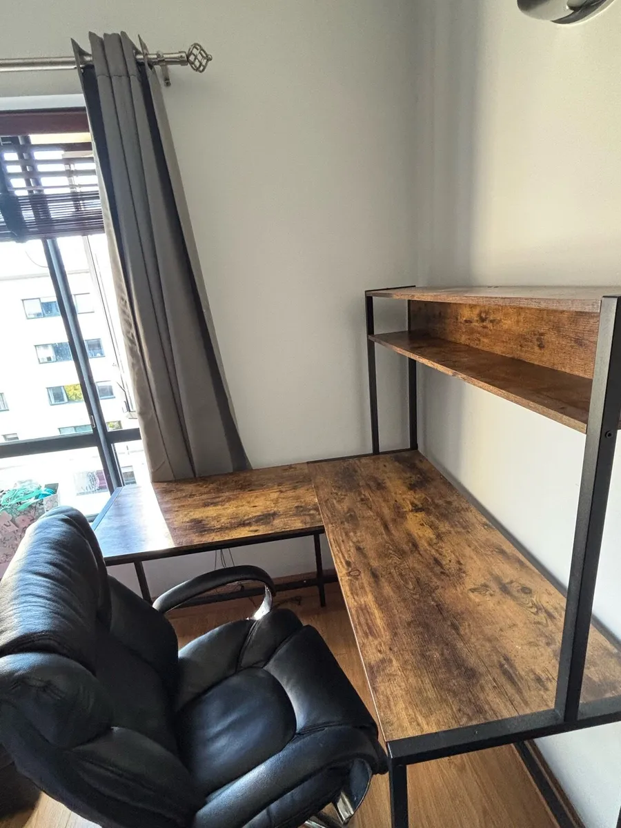 Corner Desk & Office Chair - Image 2