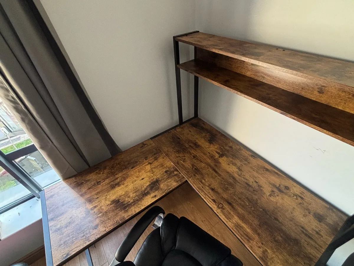 Corner Desk & Office Chair - Image 3