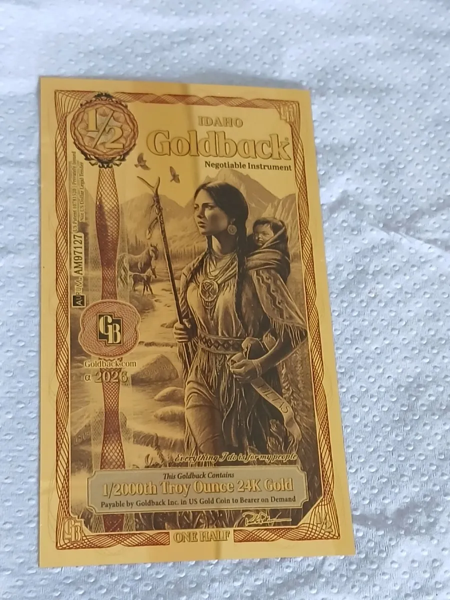 2025 Florida 1 & 2026 Idaho ½ Goldback - Image 2
