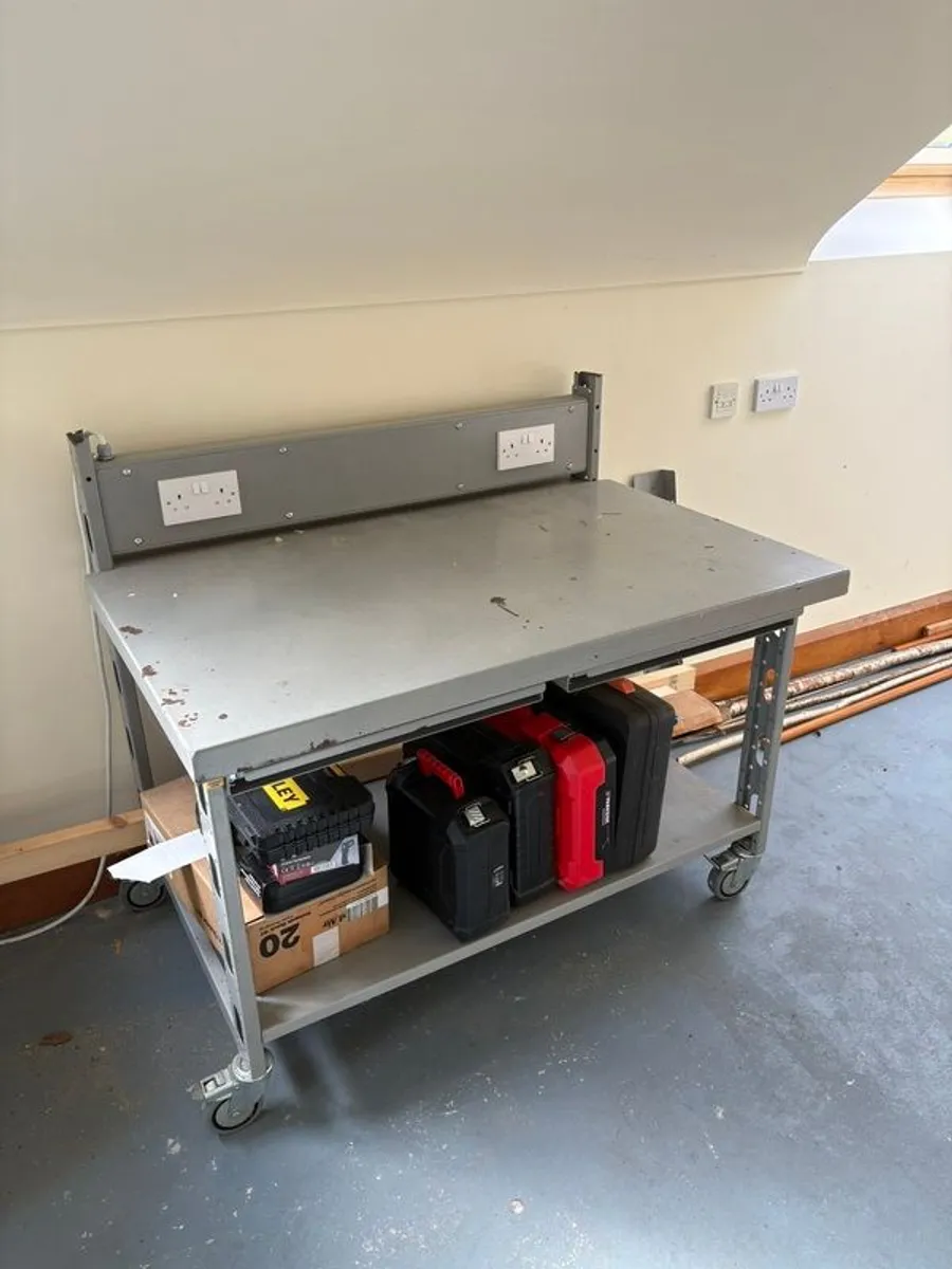 Steel Workshop Benches (5x) - Image 2