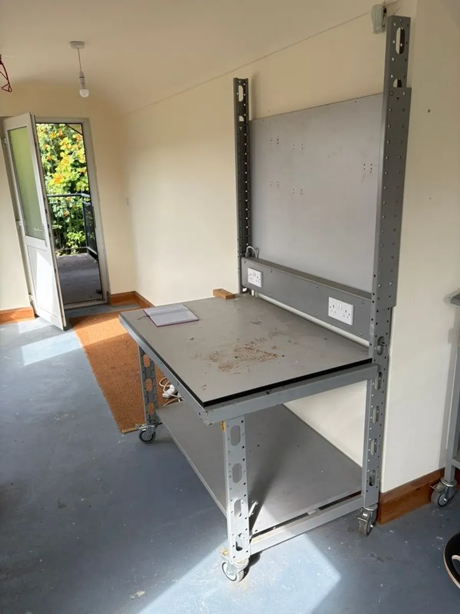 Steel Workshop Benches (5x) - Image 3