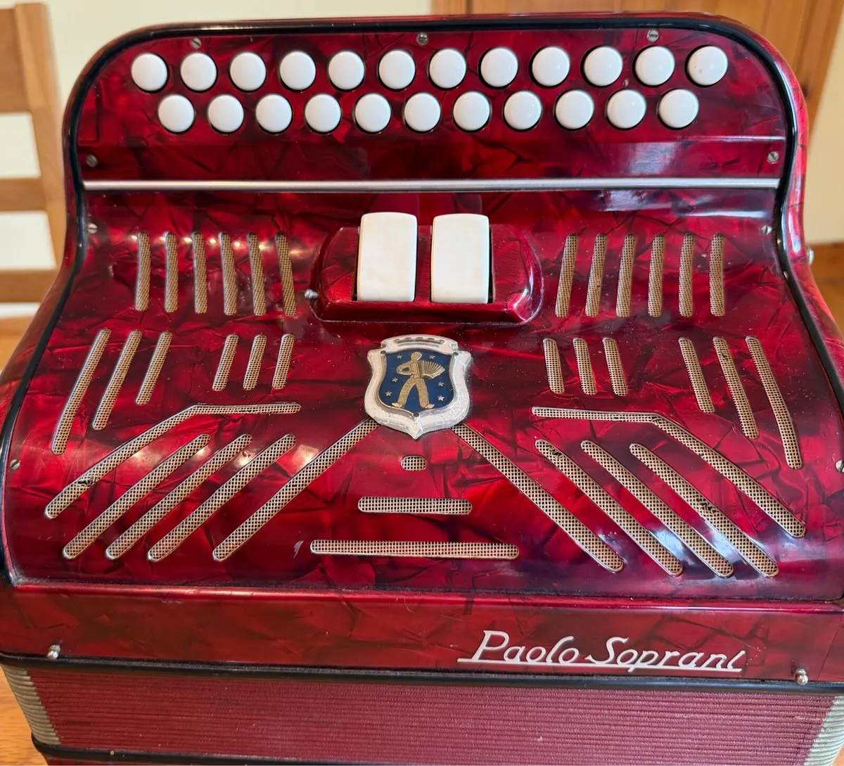 Paolo Soprani Button Accordion B/C - Image 2
