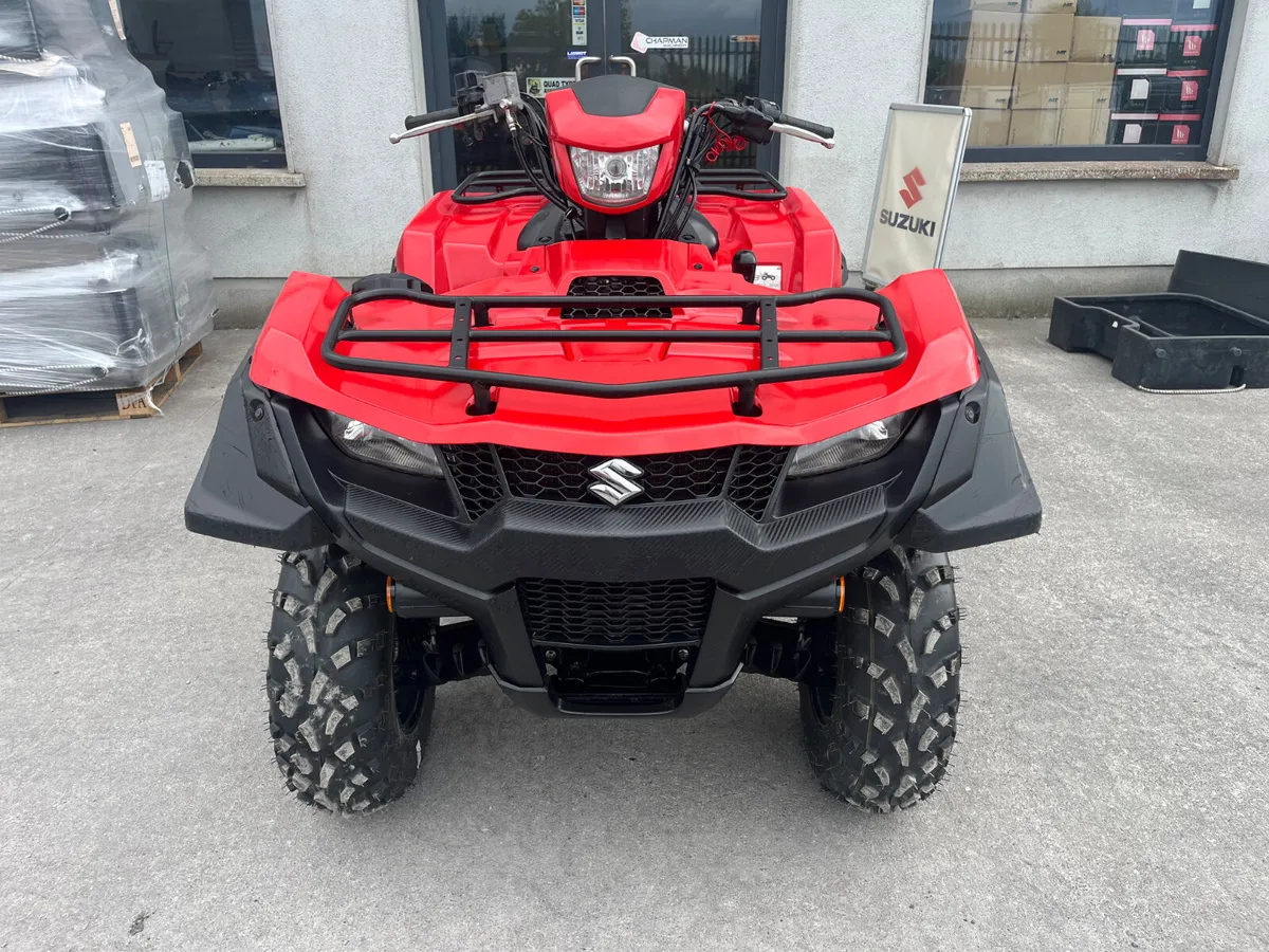 VIDEO! 2021 Suzuki KingQuad 500 EPS (1,330 hours ) - Image 3